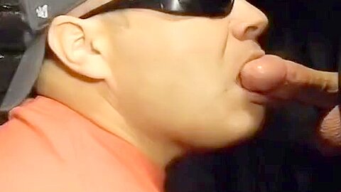 Gloryhole blowjob