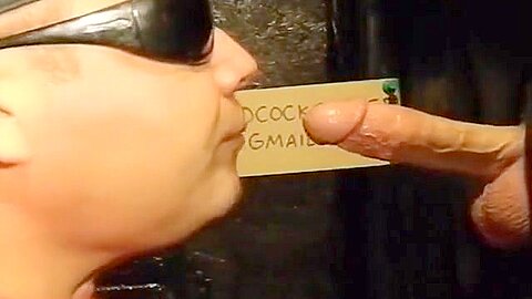 Gloryhole blowjob