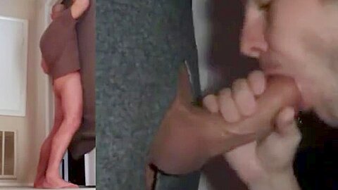 Gloryhole double sides hot action