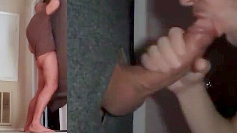 Gloryhole double sides hot action