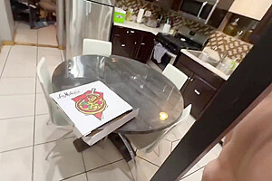 Guy Fucks Two Shemales In The Kitchen - Kimber Haven And Raven Roxx