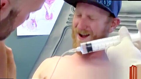 Guys fisting ass gay First Time Saline Injection for Caleb