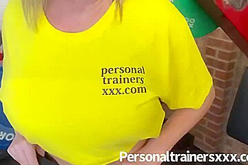 Gym Milf Drains All Her Clients