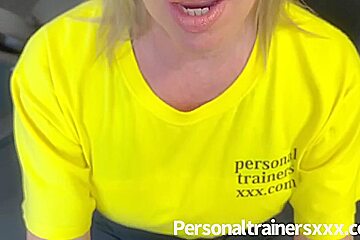 Gym Milf Drains All Her Clients