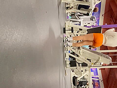 Gym big booty candid