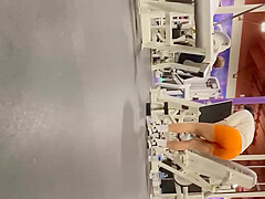 Gym big booty candid
