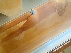 HOT ASS on GLASS in the YACHT