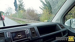 HUNT4K  Road Trip Fuck