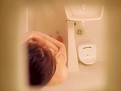 Hairy Asian Showering