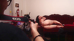 Hairy aussie toys pussy