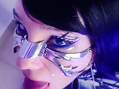Halloween: I Suck It Like A Cyborg And Get It In My Face