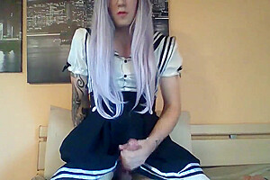 Hannah Marie Japanese Cosplay Solo Masturbation
