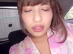 Hayakawa Mizuki has her shaved cunt pleasured