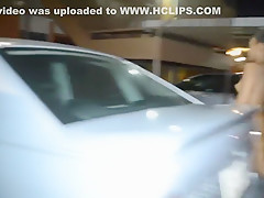 Hazel cumings walk naked outside and strange dude follows her around 
