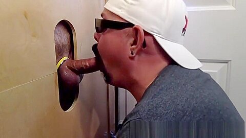 He really loves blowing that glory hole tool like a pro