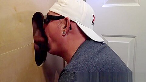He really loves blowing that glory hole tool like a pro