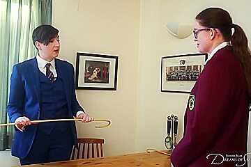 Headmaster Cane Fest - See These School students 18+ Put Through Their Paces With The Headmasters Cane