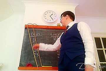 Headmaster Cane Fest - See These School students 18+ Put Through Their Paces With The Headmasters Cane