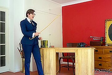 Headmaster Cane Fest - See These School students 18+ Put Through Their Paces With The Headmasters Cane