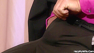 His Hot teen 18+ Blonde Wife Rides Another Dick