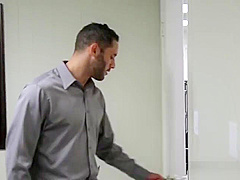 Horny Asian Brings Her Dildo To Interview and Fucks New Boss