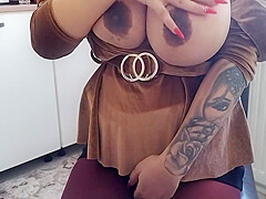 Horny Big Boobs teen 18+ In Nylon Dance In Front Of Apartment Window