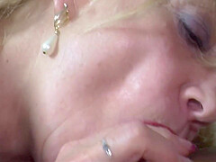 Horny Bitch Sucks A Monster Cock Then Gets