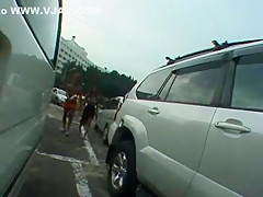 Horny Japanese girl in Crazy Masturbation/Onanii, Car JAV clip