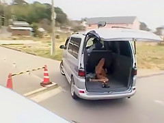 Horny Japanese whore Jyuri Wakabayashi in Fabulous Compilation, Car JAV video