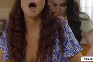 Horny Milf Analed By Stepsons Ts Girlfriend With Ariel Demure