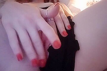 Horny Redhead Girlfriend In Cute Pjs Spread Pussy To Play Before Bedtime - Of Model Babyminxb97