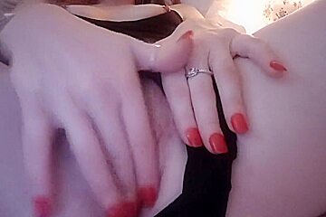 Horny Redhead Girlfriend In Cute Pjs Spread Pussy To Play Before Bedtime - Of Model Babyminxb97