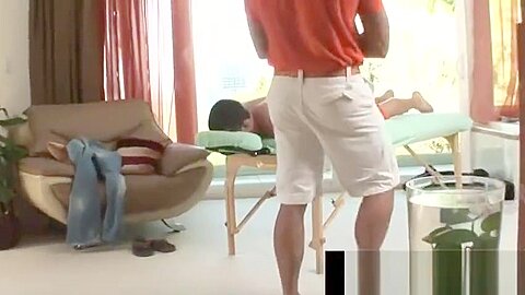 Horny massage guy is really gay