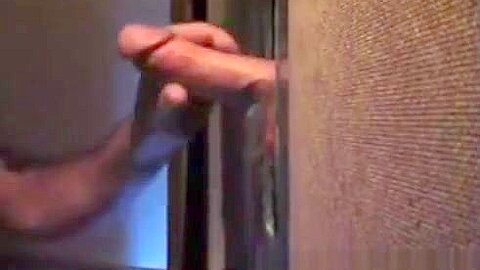 Horny sex clip homo Glory Hole check , it's amazing