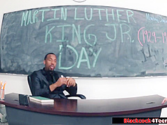 Horny student 18+ Fucked By Black Teacher