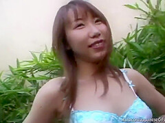 Hot Babe Flashing Her Tits In Public And Fingering Her Pussy