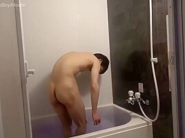 Hot Handsome Cute Asian Japanese teen 18+ Skinny Milf Boy Get Blowjob And Handjob Orgasm Jav