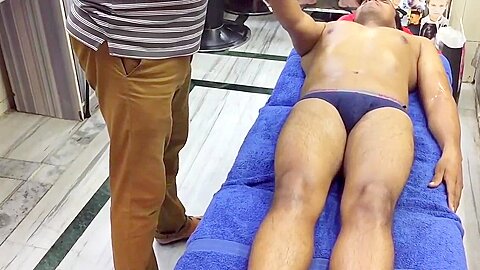 Hot Indian Hunk Upper Body Massage