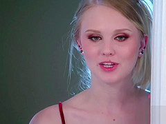 Hot Lily Rader spying her roommate Gina Valentina and lick her pussy