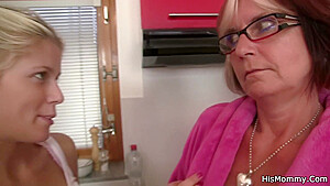 Hot Mature And teen 18+ Lesbian Scene On The Kitchen