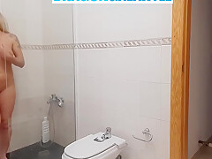 Hot Step Mother Fucked And Cum In The Bathroom After Shower By Step Son