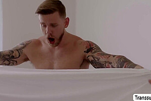Hot Trans Babysitter Barebacked By Horny Boss
