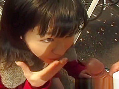 Hot asian babe in car having fun part4