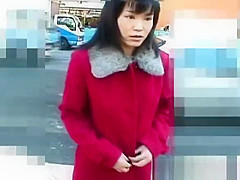 Hot asian babe in car having fun part4