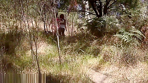 Hot aussie lezie eats box