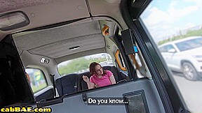 Hot cab bae fucked by big white dick in wet pussy hole
