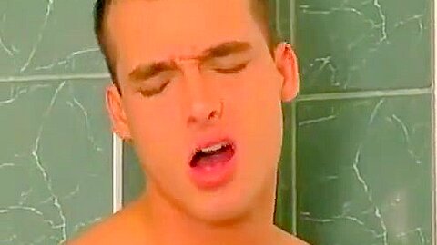 Hot gay men shower sucking dick and fucking butt hole
