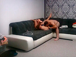 Hot show for my husband via webcam