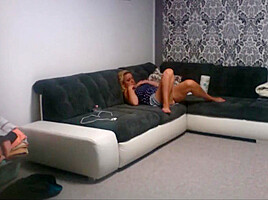 Hot show for my husband via webcam