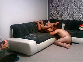 Hot show for my husband via webcam